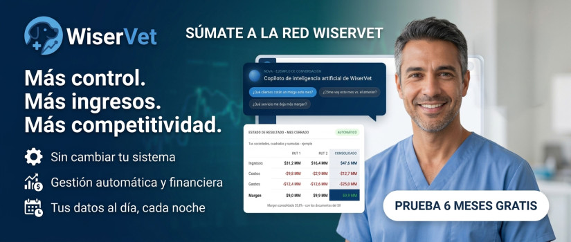 Toma el control de la gestión de tu clínica, sumate a Wiservet