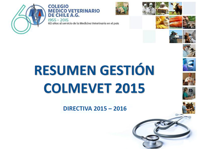 Resumen de Gestión COLMEVET 2015