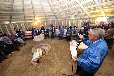 Subsecretario Ternicier Participa en Dialogo con Pueblos Originarios en Región De Los Lagos
