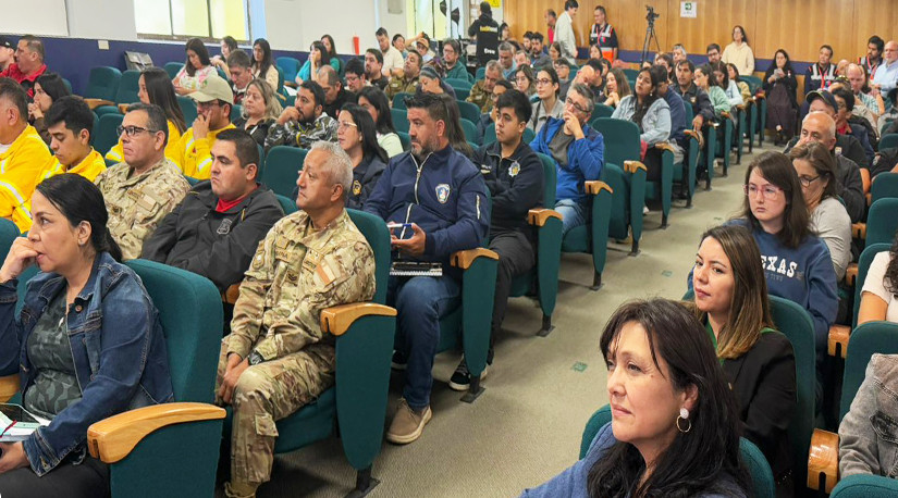 Con alto nivel de participación se desarrolló la V Jornada de Actualización para Primeros Respondedores de Ñuble